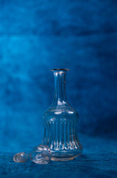 Modernist Hand-Blown Glass Decanter